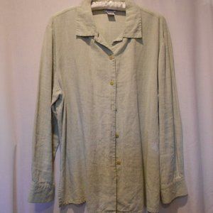 Eileen Fisher Linen Blend Blouse